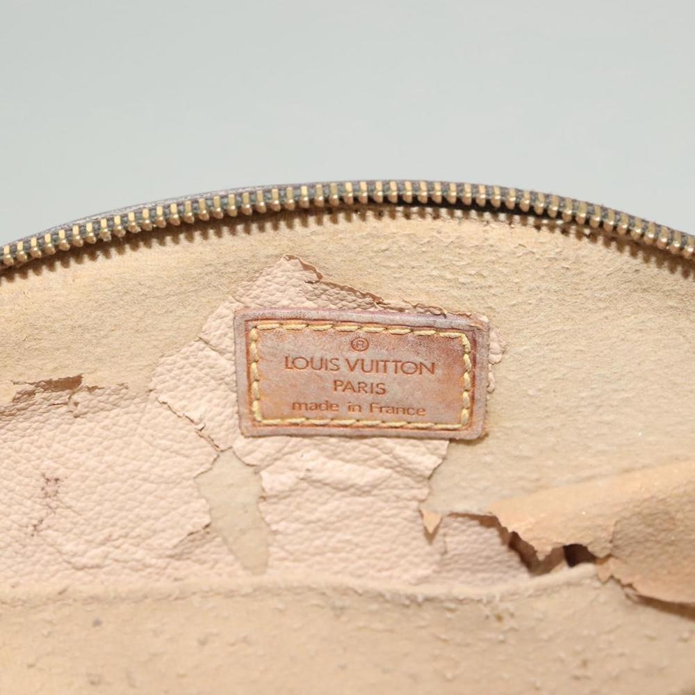 LOUIS VUITTON Monogram Trousse Demi Ronde Cosmetic Pouch M47520 LV Auth 131163 - Picture 9 of 16